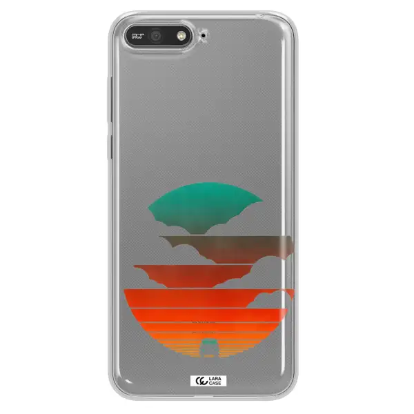 a logo of a boat Huawei Y6 2018 Clear TPU Case