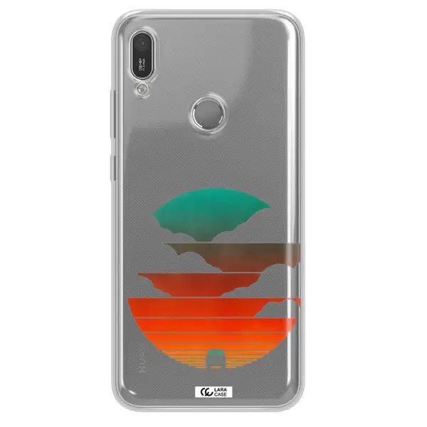 a logo of a boat Huawei Y6 2019 Clear TPU Case