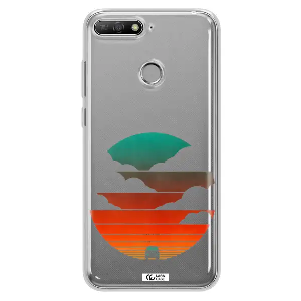 a logo of a boat Huawei Y6 Prime 2018 Clear TPU Case