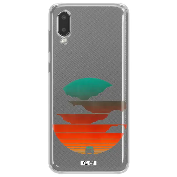 a logo of a boat Samsung A02 Clear TPU Case