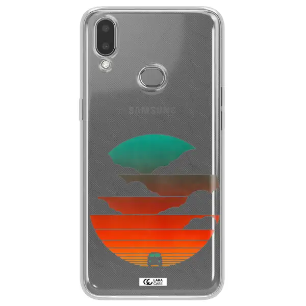 a logo of a boat Samsung A10S Clear TPU Case