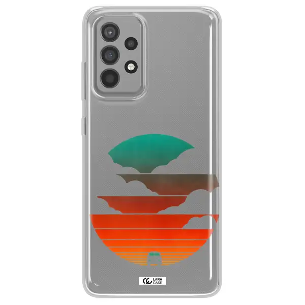 a logo of a boat Samsung A52 Clear TPU Case