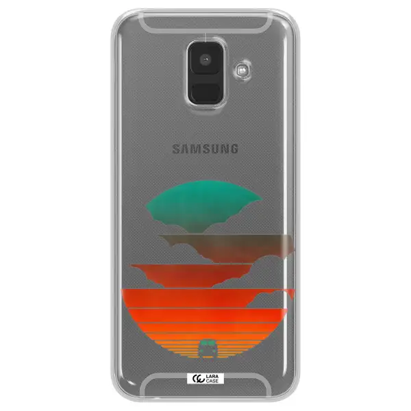 a logo of a boat Samsung A6 Clear TPU Case