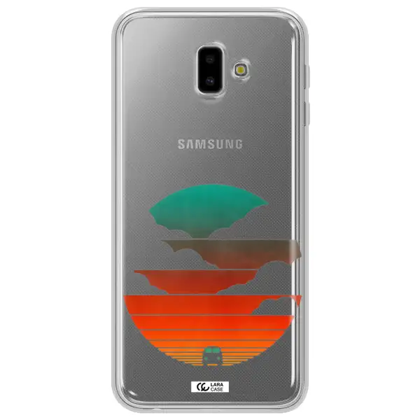 a logo of a boat Samsung J6 Plus Clear TPU Case