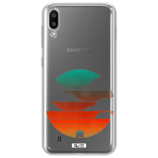 a logo of a boat Samsung M10 Clear TPU Case