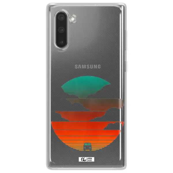 a logo of a boat Samsung Note 10 Clear TPU Case