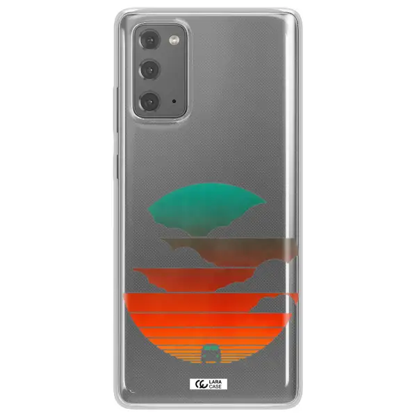 a logo of a boat Samsung Note 20 Clear TPU Case