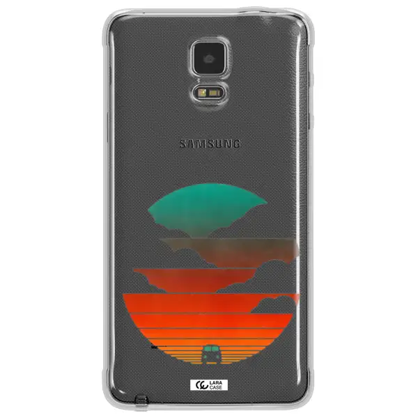 a logo of a boat Samsung Note 4 Clear TPU Case