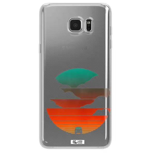 a logo of a boat Samsung Note 5 Clear TPU Case
