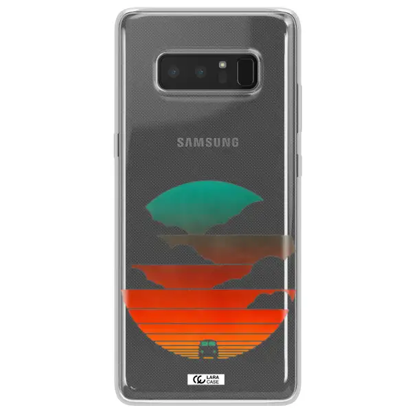 a logo of a boat Samsung Note 8 Clear TPU Case
