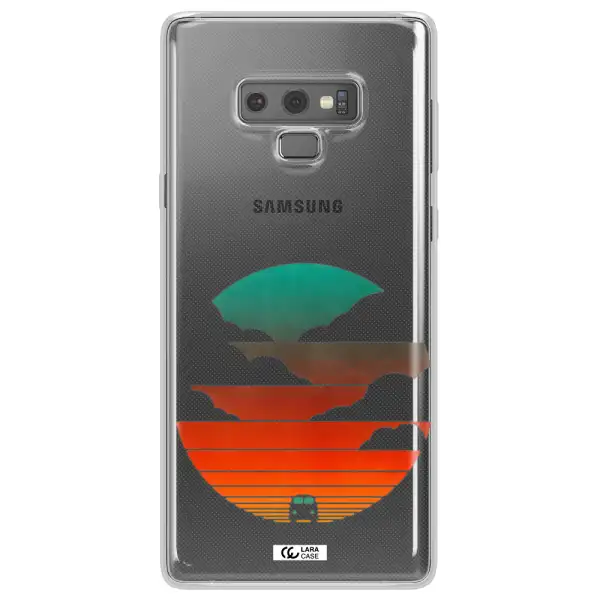 a logo of a boat Samsung Note 9 Clear TPU Case