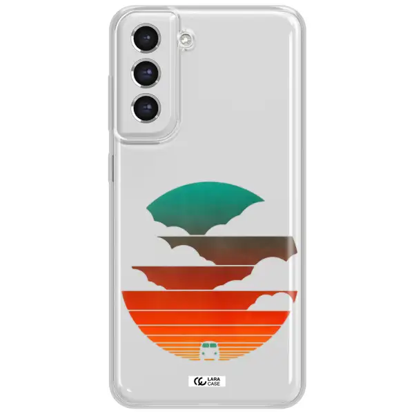 A Logo Of A Boat Samsung S21 Fe Clear Tpu Case