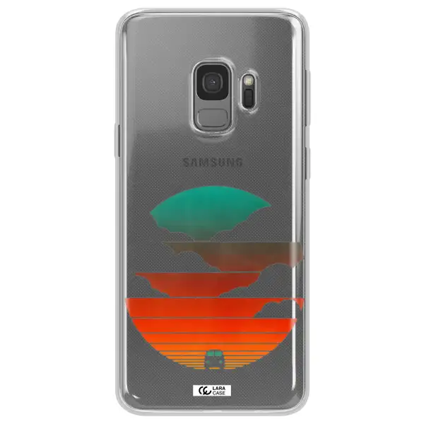 a logo of a boat Samsung S9 Clear TPU Case