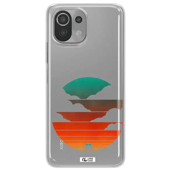 a logo of a boat Xiaomi Mi 11 Lite Clear TPU Case