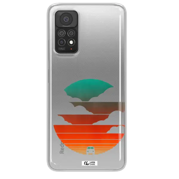 a logo of a boat Xiaomi Note 11 Pro Clear TPU Case