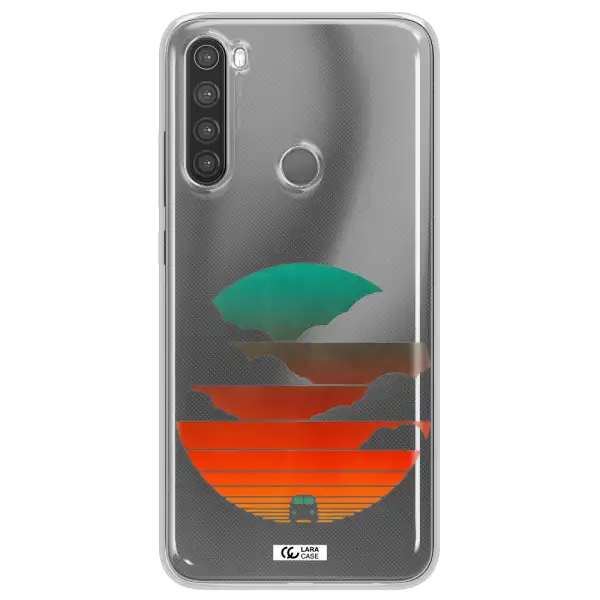 a logo of a boat Xiaomi Note 8 Clear TPU Case