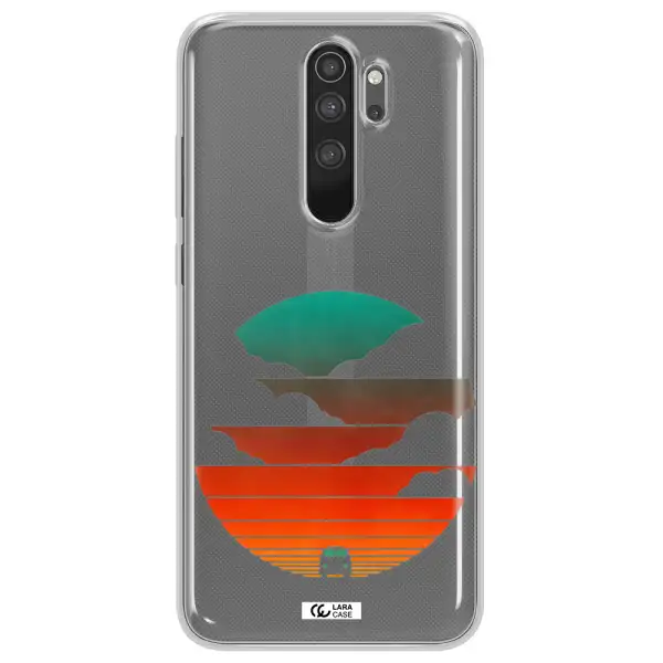 a logo of a boat Xiaomi Note 8 Pro Clear TPU Case
