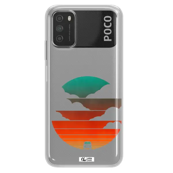 a logo of a boat Xiaomi Poco M3 Clear TPU Case
