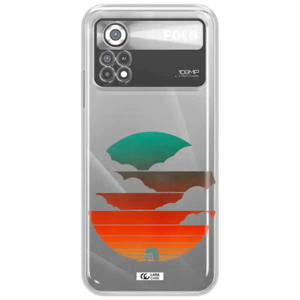 a logo of a boat Xiaomi Poco X4 Pro Clear TPU Case