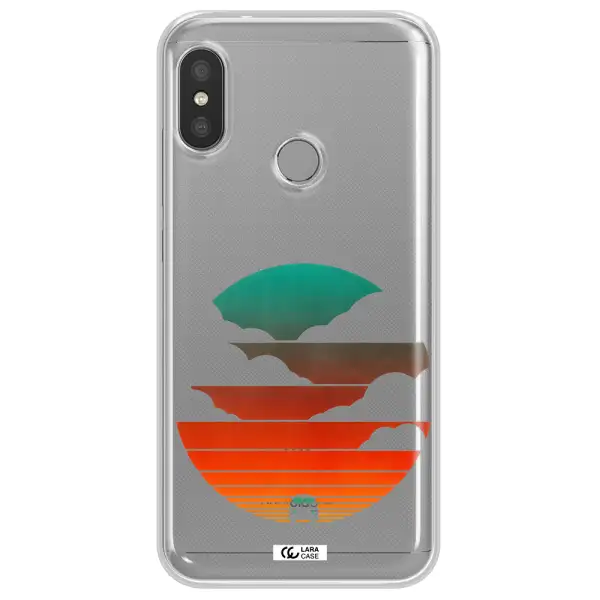a logo of a boat Xiaomi Redmi 6 Pro Clear TPU Case