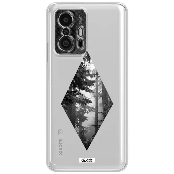 A Diamond Shaped Image Of Trees Xiaomi 11T Pro Clear Tpu Case
