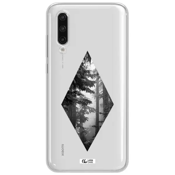 A Diamond Shaped Image Of Trees Xiaomi Mi 9 Lite Clear Tpu Case