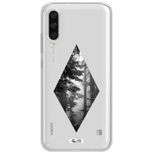 A Diamond Shaped Image Of Trees Xiaomi Mi A3 Clear Tpu Case