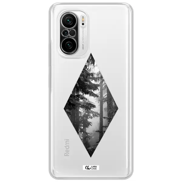 A Diamond Shaped Image Of Trees Xiaomi Poco F3 Clear Tpu Case