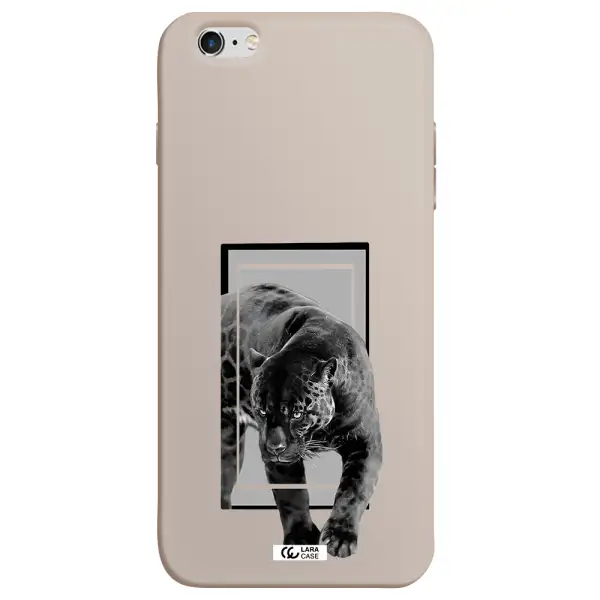 a black tiger with spots on its face Apple iPhone 6 plus Silicone Stone Case