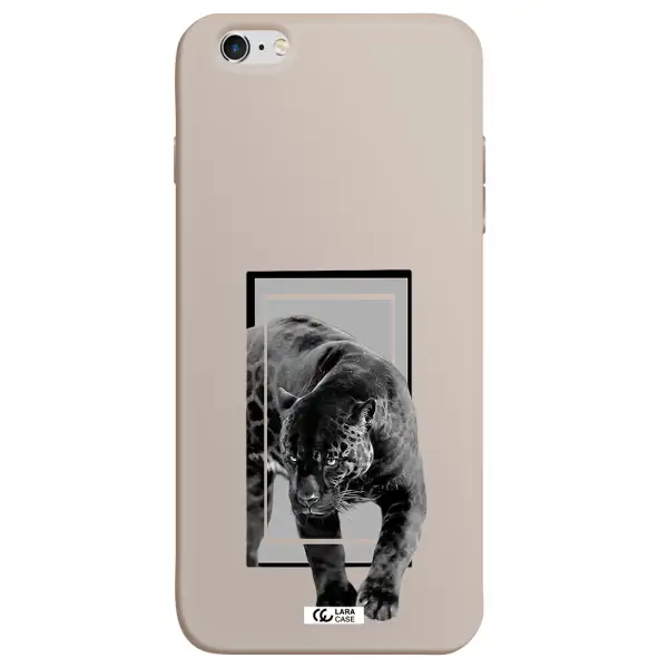 a black tiger with spots on its face Apple iPhone 6 s plus Silicone Stone Case