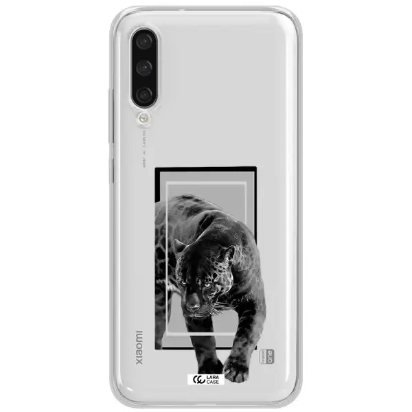 A Black Tiger With Spots On Its Face Xiaomi Mi A3 Clear Tpu Case