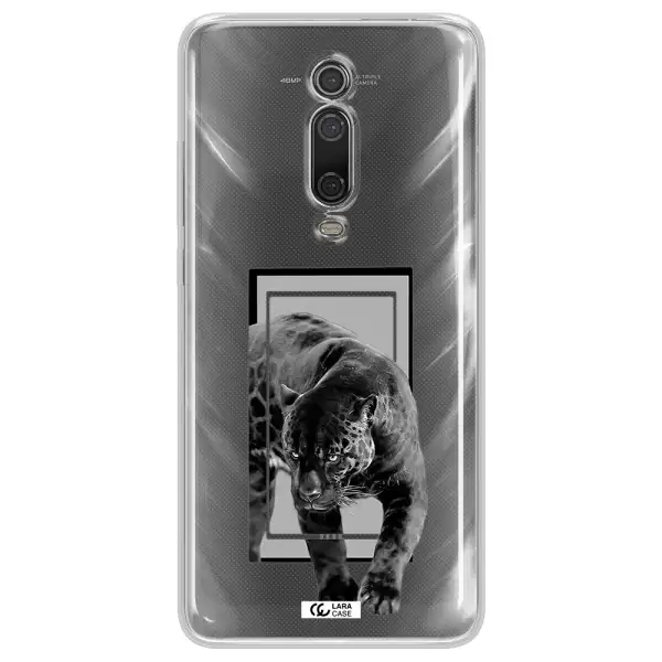 A Black Tiger With Spots On Its Face Xiaomi Redmi K20 Clear Tpu Case
