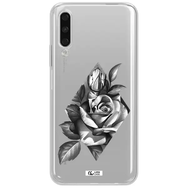 A Drawing Of A Rose Huawei Y9S Clear Tpu Case