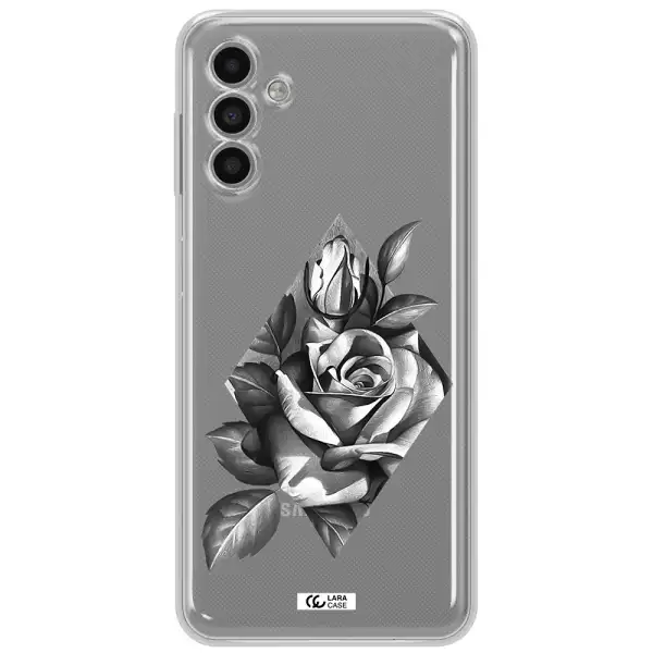 A Drawing Of A Rose Samsung A13 5G Clear Tpu Case