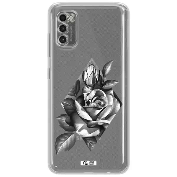 A Drawing Of A Rose Samsung A41 Clear Tpu Case