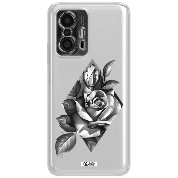 A Drawing Of A Rose Xiaomi 11T Clear Tpu Case