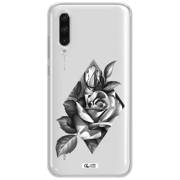 A Drawing Of A Rose Xiaomi Mi 9 Lite Clear Tpu Case