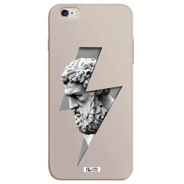a statue of a man with a beard Apple iPhone 6 s plus Silicone Stone Case