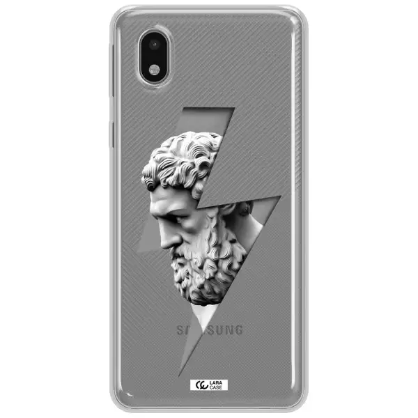 A Statue Of A Man With A Beard Samsung A01 Core Clear Tpu Case