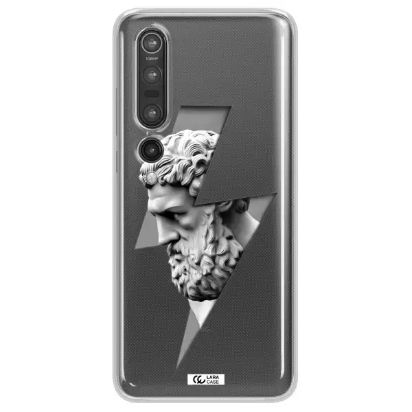 a statue of a man with a beard Xiaomi Mi 10 Pro Clear TPU Case