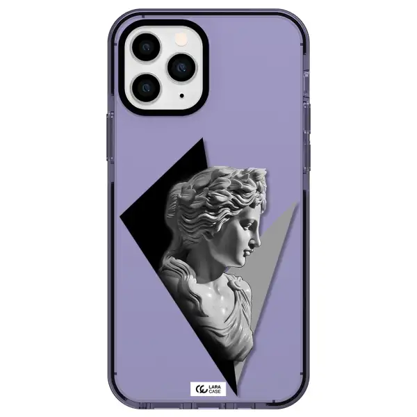 a close-up of a statue Apple iPhone 11 pro impact Lilac Case