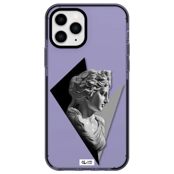 a close-up of a statue Apple iPhone 11 pro max impact Lilac Case