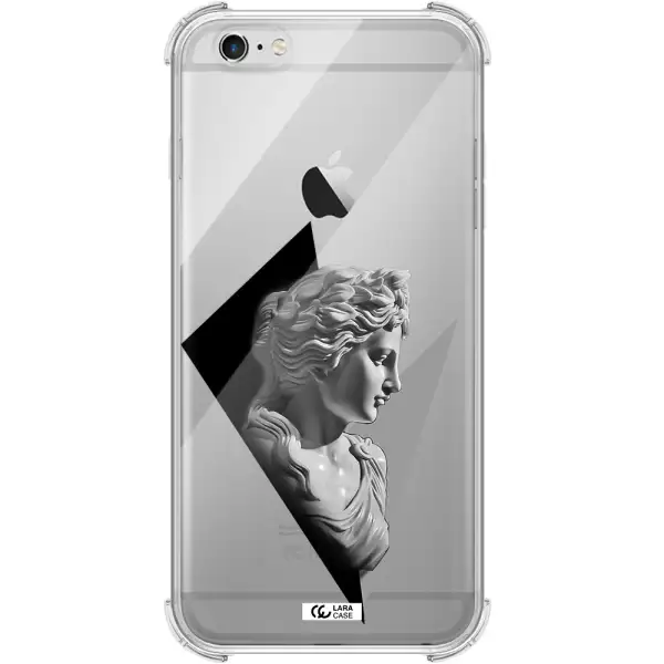 a close-up of a statue Apple iPhone 6 s plus Clear PC Case