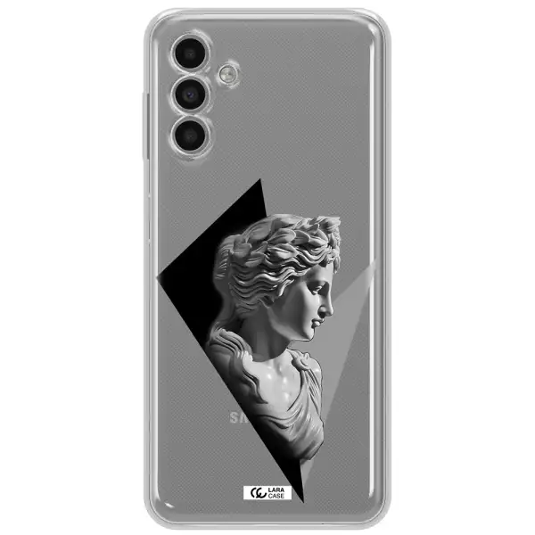 A Close-Up Of A Statue Samsung A13 5G Clear Tpu Case