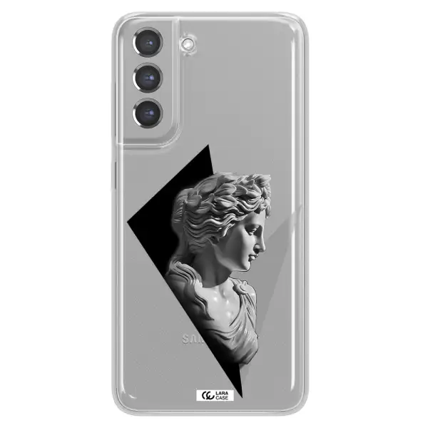 a close-up of a statue Samsung A21 Fe Clear TPU Case