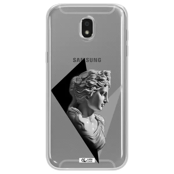 a close-up of a statue Samsung J5 2017 Clear TPU Case
