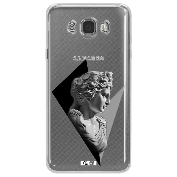 a close-up of a statue Samsung J7 2016 Clear TPU Case