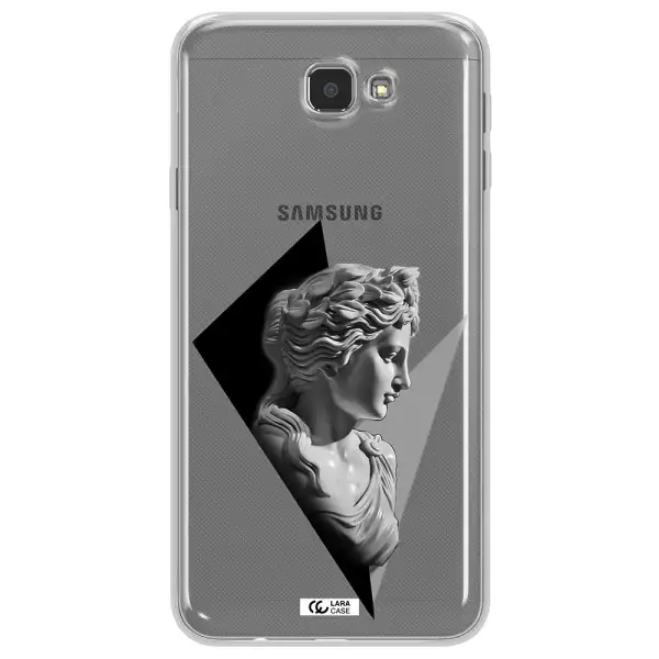a close-up of a statue Samsung J7 Prim Clear TPU Case