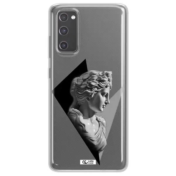 a close-up of a statue Samsung S20 Fe Clear TPU Case