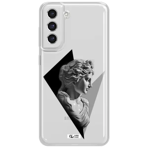 A Close-Up Of A Statue Samsung S21 Fe Clear Tpu Case